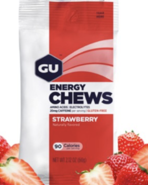 GU Energy Chews Strawberry